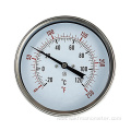 2.5 inch 304 stainless steel bimetallic thermometer gauges